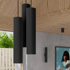 Lampa wisząca KARBON 3P czarny (SL.1576) - Sollux Lighting