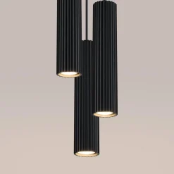 Lampa wisząca KARBON 3P czarny (SL.1576) - Sollux Lighting
