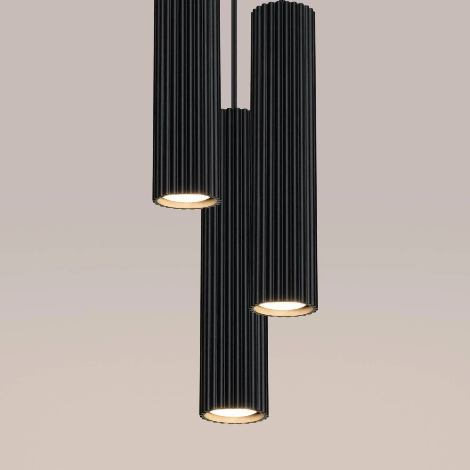 Lampa wisząca KARBON 3P czarny (SL.1576) - Sollux Lighting