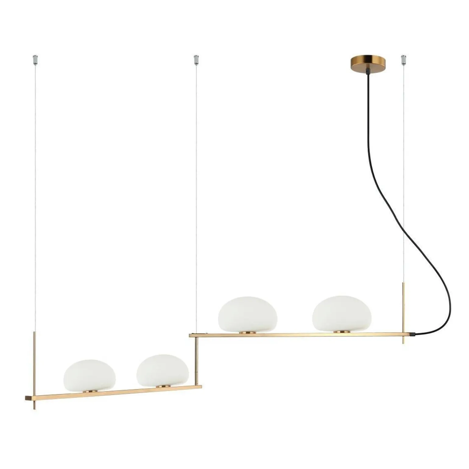 Lampa wisząca Kernio (PND-357784-BRO+W) - Italux