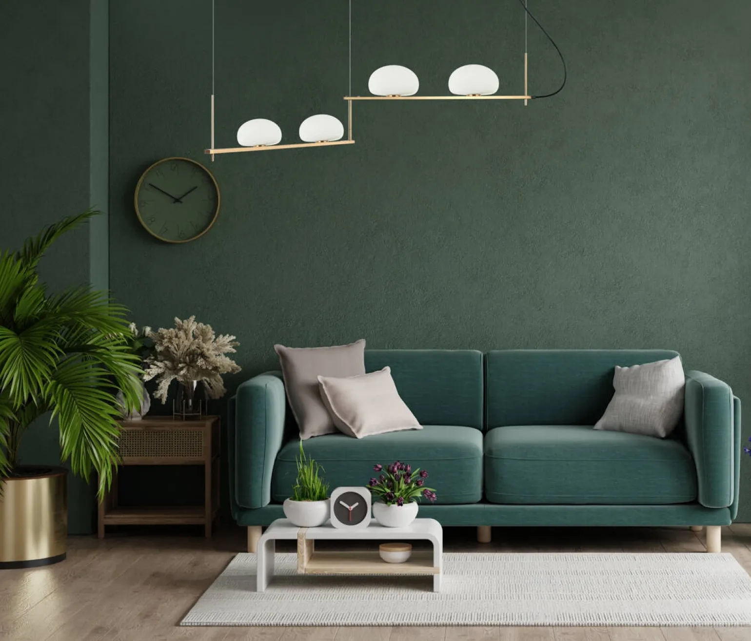 Lampa wisząca Kernio (PND-357784-BRO+W) - Italux