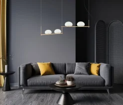 Lampa wisząca Kernio (PND-357784-BRO+W) - Italux