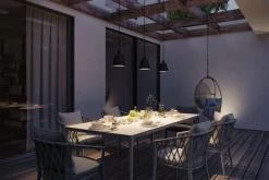 Lampa wisząca KOFIA Plug & Shine 2W 3000K IP44 E14 24V antracyt (PL93104) - PAULMANN