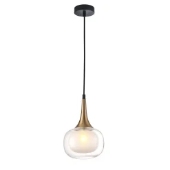 Lampa wisząca Konila (PND-99709-1-BRO-CL) - Italux