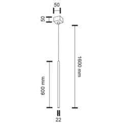 Lampa wisząca KOSAME (czarny) (7844) - Shilo