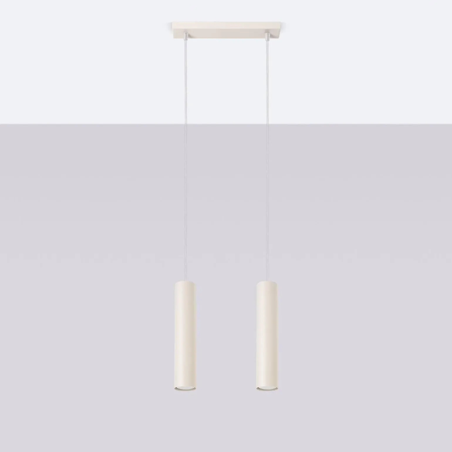 Lampa wisząca LAGOS 2 beżowa (SL.1480) - Sollux Lighting