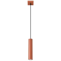 Lampa wisząca LAGOS 1 ochra czerwona (SL.1489) - Sollux Lighting
