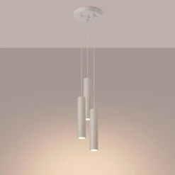 Lampa wisząca LAGOS 3P beżowa (SL.1482) - Sollux Lighting