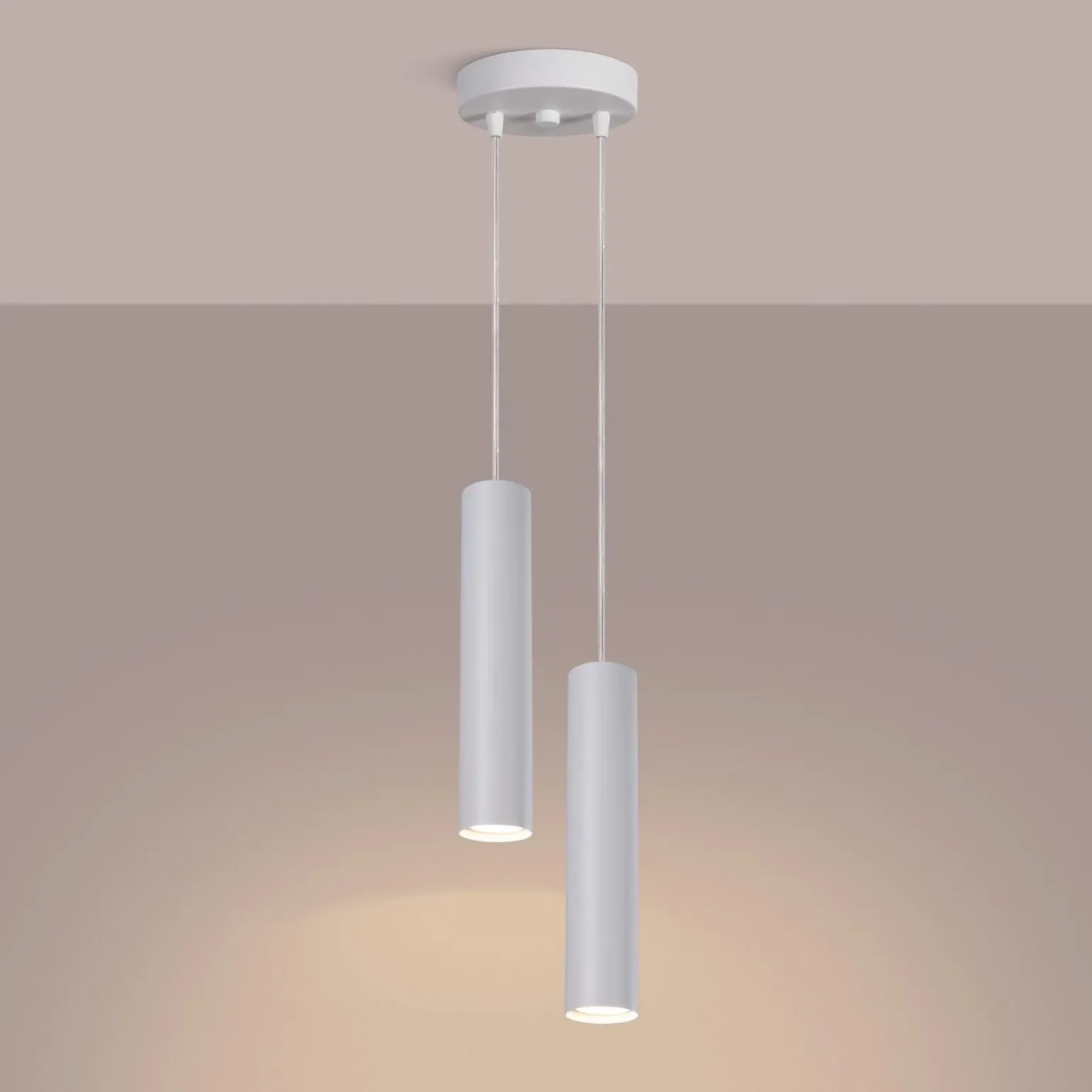 Lampa wisząca LAGOS 2P biała (SL.1868) - Sollux Lighting