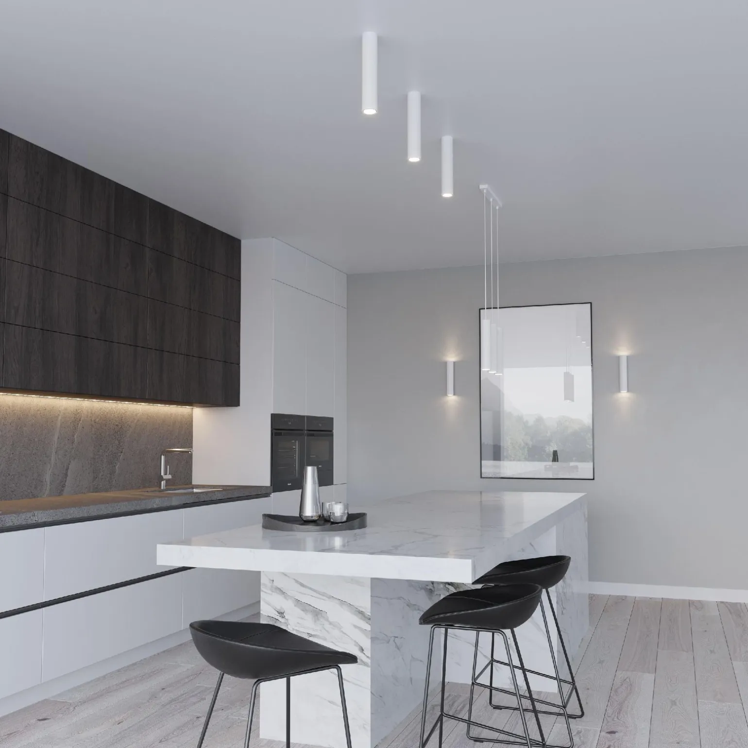 Lampa wisząca LAGOS 2P biała (SL.1868) - Sollux Lighting