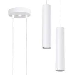 Lampa wisząca LAGOS 2P biała (SL.1868) - Sollux Lighting