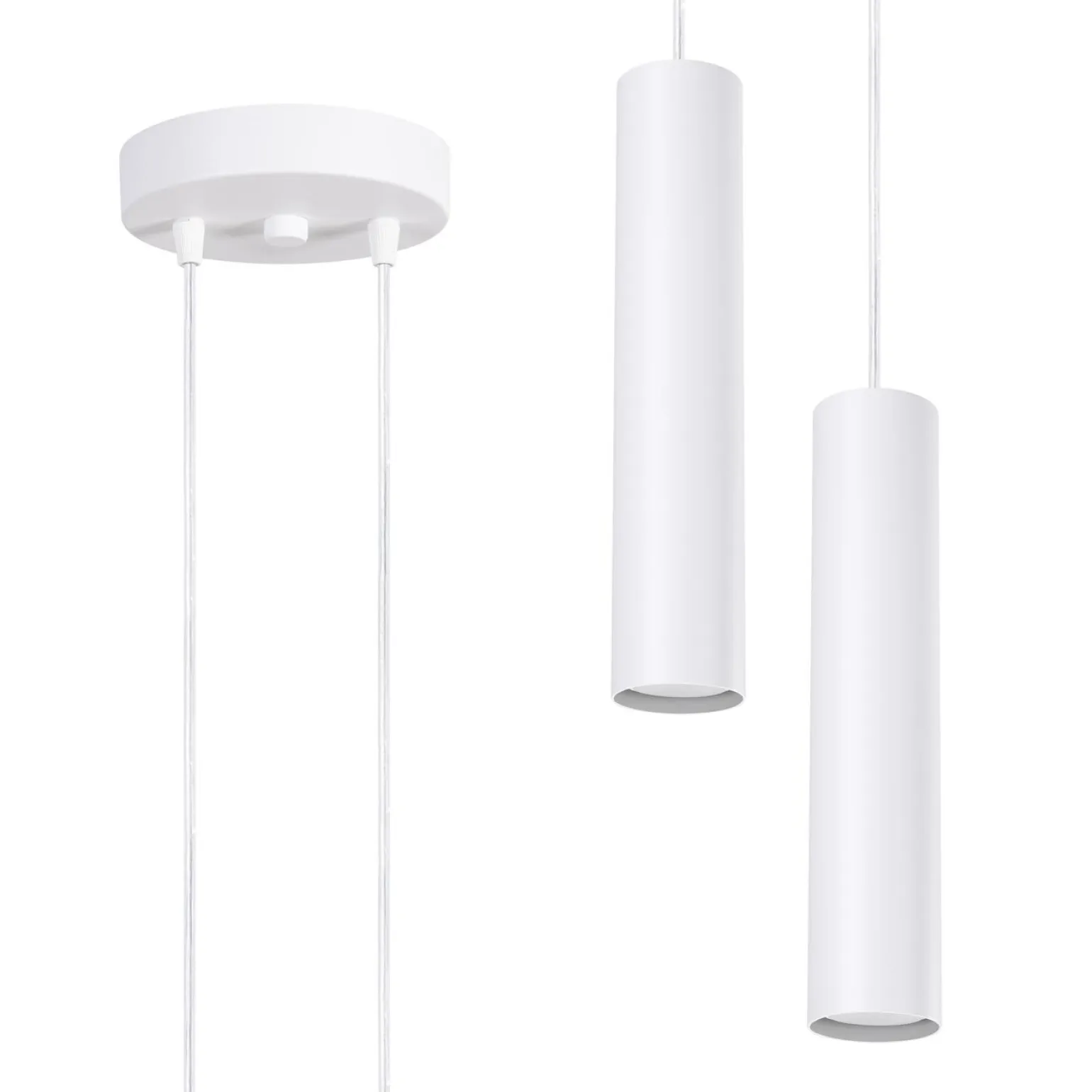 Lampa wisząca LAGOS 2P biała (SL.1868) - Sollux Lighting