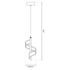 Lampa wisząca LARGO 10W LED (ML1041) - Milagro