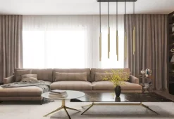 LAMPA WISZĄCA LASER X SOLID BRASS | MOSIĄDZ (8924) - Nowodvorski - żyrandol