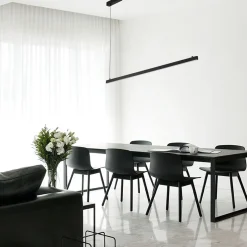 Lampa wisząca led pojedyczna, świecącą góra-dół MIAMI (8835) - Argon