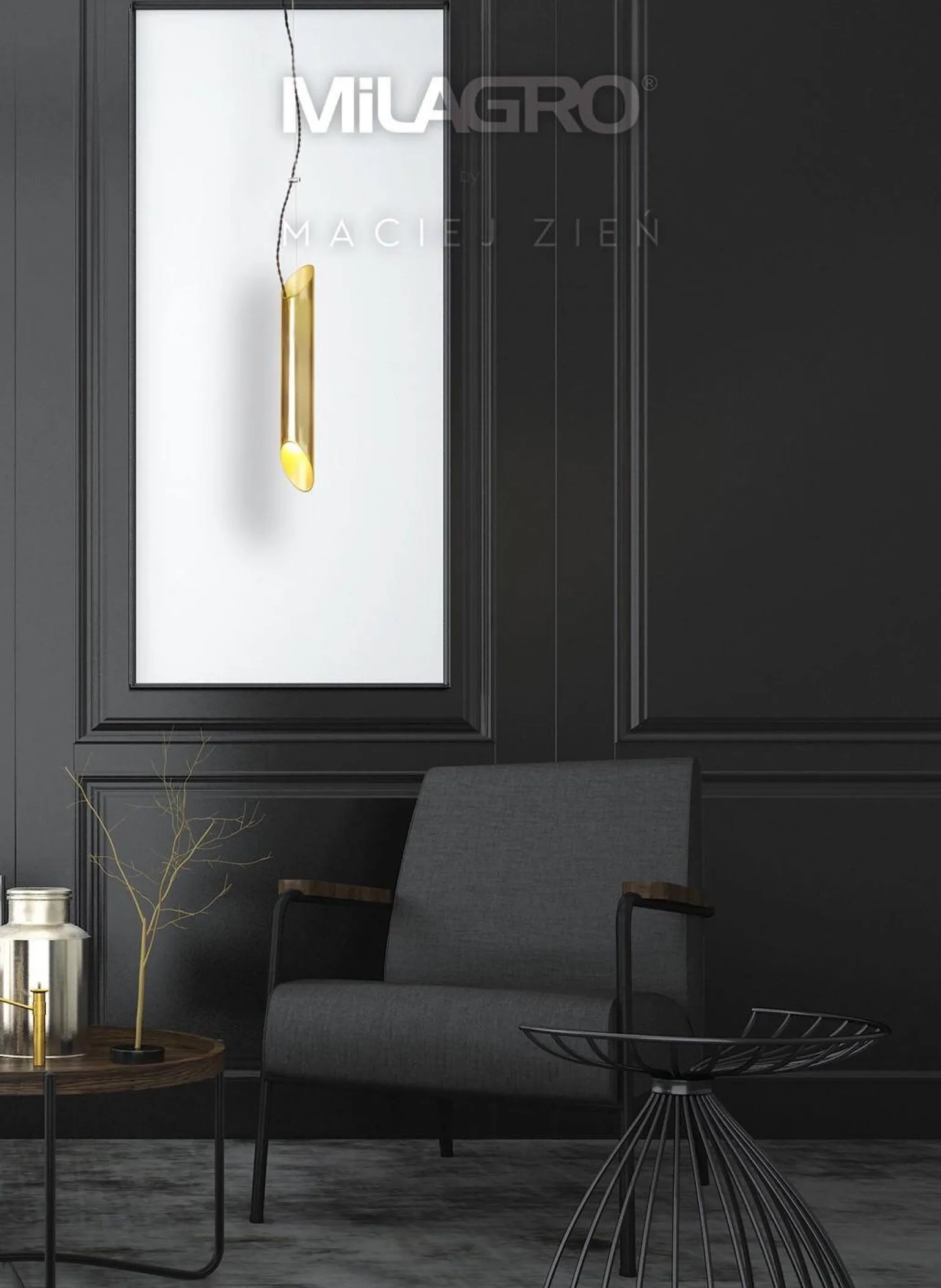 Lampa Wisząca LIBRA 1xE14 (MZ5013) - Milagro