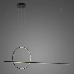 Lampa wisząca LINEA No.2 Φ40 cm czarna 3k Altavola Design (LA087/PX143_40_3k_black) - ALTAVOLA DESIGN