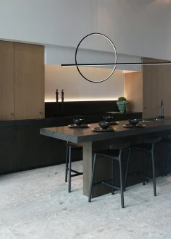 Lampa wisząca LINEA No.2 Φ40 cm czarna 3k Altavola Design (LA087/PX143_40_3k_black) - ALTAVOLA DESIGN