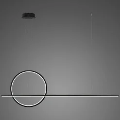 Lampa wisząca LINEA No.2 Φ40 cm czarna 3k 30W Altavola Design (LA087/PX143_40_3k_30W_black) - ALTAVOLA DESIGN