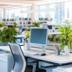 Lampa wisząca LINEA White 36W LED 3000K-4000K-5700K (ML1783) - Milagro