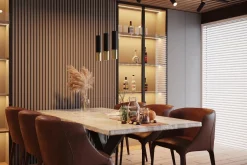 Lampa wisząca LOOPEZ 3P czarny/złoty (SL.0955) - Sollux