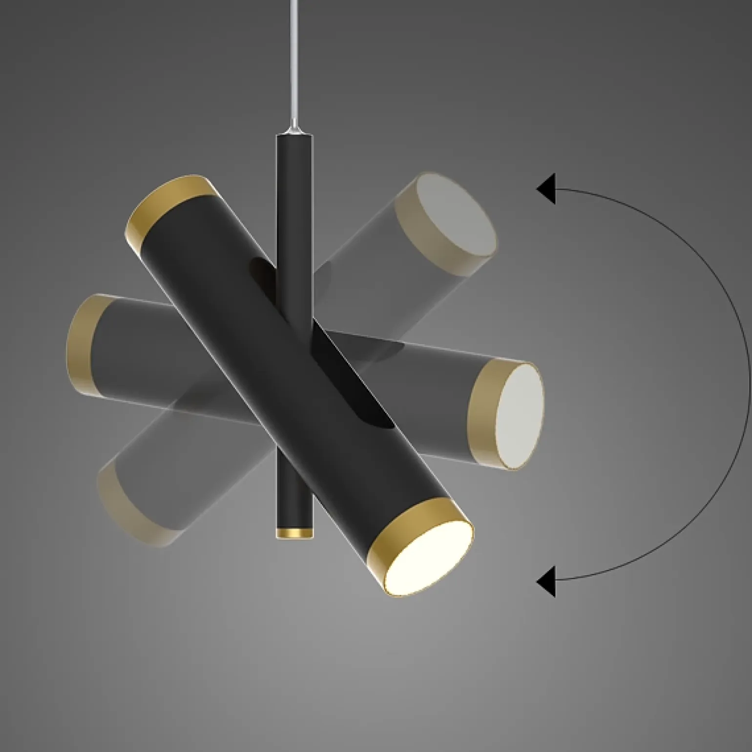 Lampa wisząca LUNETTE No. 4 czarna Altavola Design (LA062/CL3_black) - ALTAVOLA DESIGN