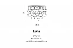 Lampa wisząca Luvia AZZARDO (AZ3072)
