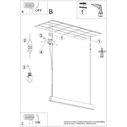 Lampa wisząca LYKKE 120 LED 4000K (TH.323) - Thoro Lighting
