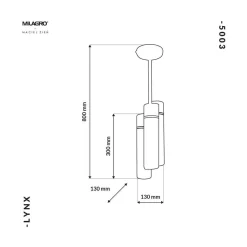 Lampa Wisząca LYNX 6xE14 (MZ5003) - Milagro