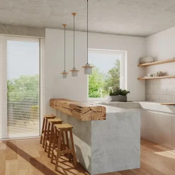 Lampa wisząca MAB beton (SL.1363) - Sollux Lighting