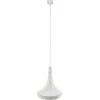 Lampa wisząca Mahaka 1 - Biała (260 mm) (5175) - Shilo