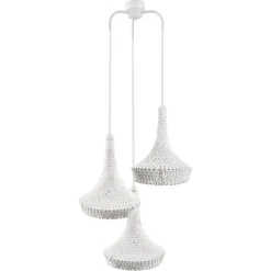 Lampa wisząca Mahaka 3 - Biała (500 mm) (5177) - Shilo