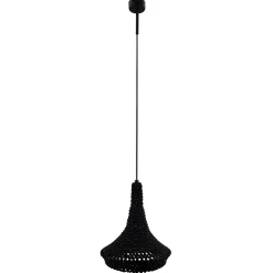 Lampa wisząca Mahaka 1 - Czarna (260 mm) (5172) - Shilo