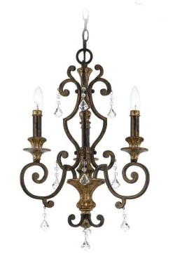 Lampa wisząca MARQUETTE kol. Brąz antyczny (QZ/MARQUETTE3) Elstead Lighting - żyrandol