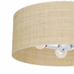 Lampa wisząca MARSHALL WHITE / RATTAN 3xE27 (MLP7490) - Milagro
