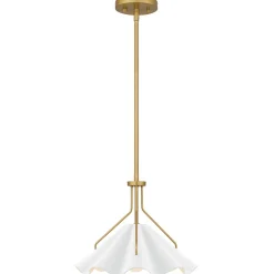 Lampa wisząca Mejia w stylu vintage Postarzany mosiądz (QZ-MEJIA-1P-S-AB) - Elstead Lighting
