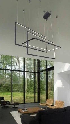 Lampa wisząca Metric czarny (AZ2914) Azzardo - żyrandol