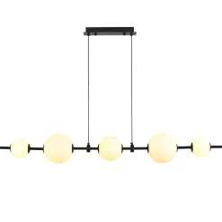 Lampa wisząca MILA czarna 140 cm (ST-CP241222-5L) - Step into Design