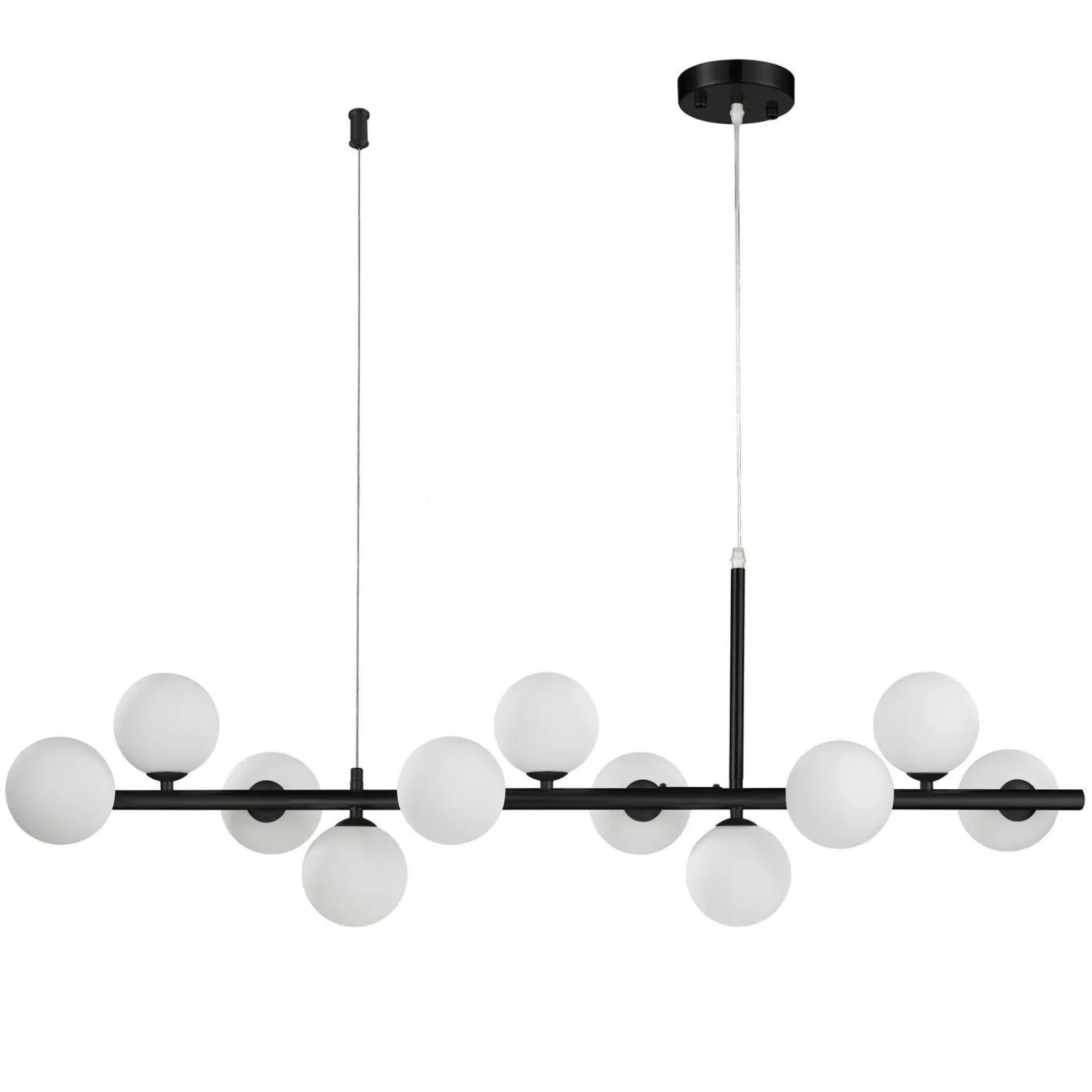 Lampa wisząca MINI MOON czarna 100 cm (ST-8118P-11 black) - Step into Design