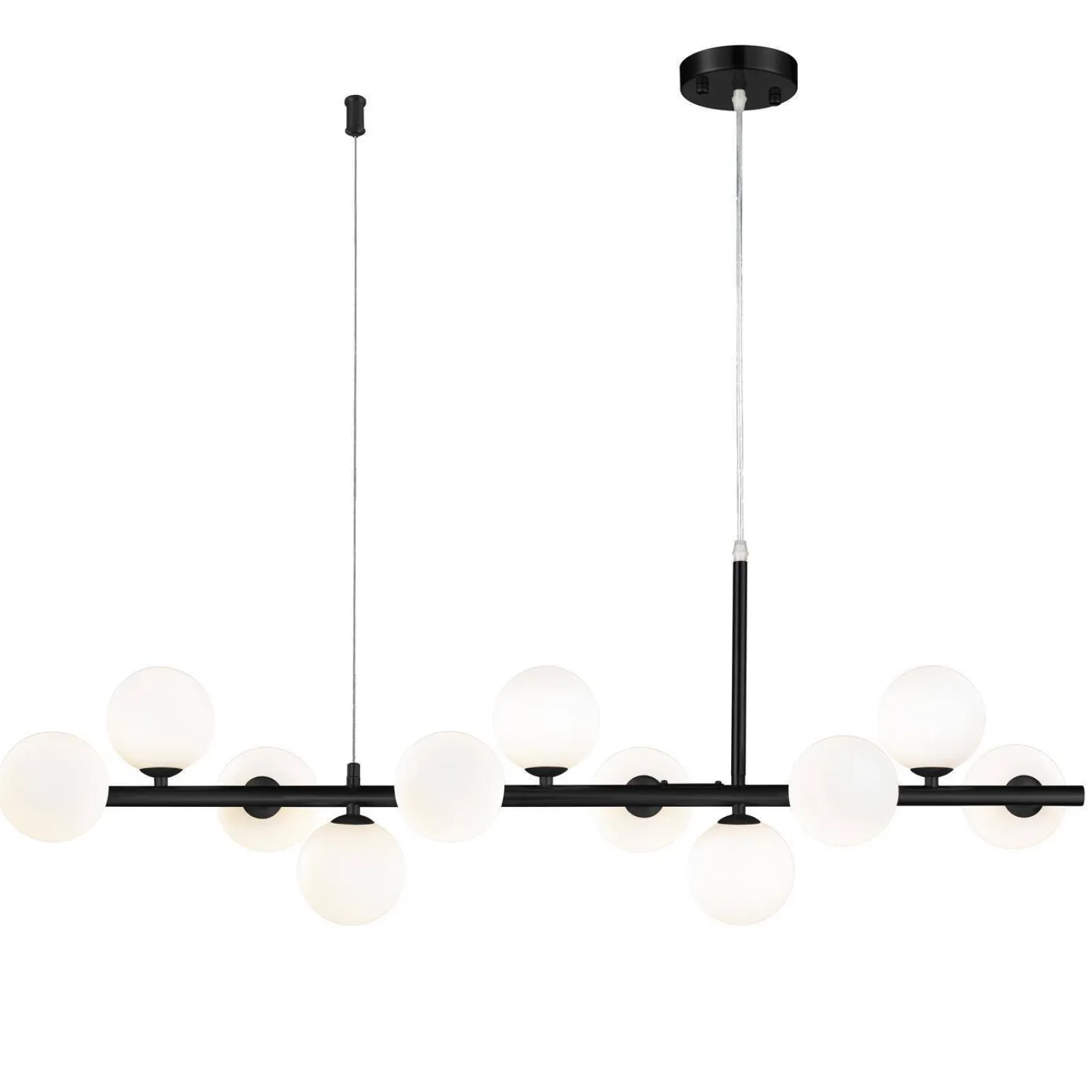 Lampa wisząca MINI MOON czarna 100 cm (ST-8118P-11 black) - Step into Design