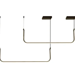 Lampa wisząca MINIMA-2 led czarna 120 cm (MP0095-2-120) - Step into Design