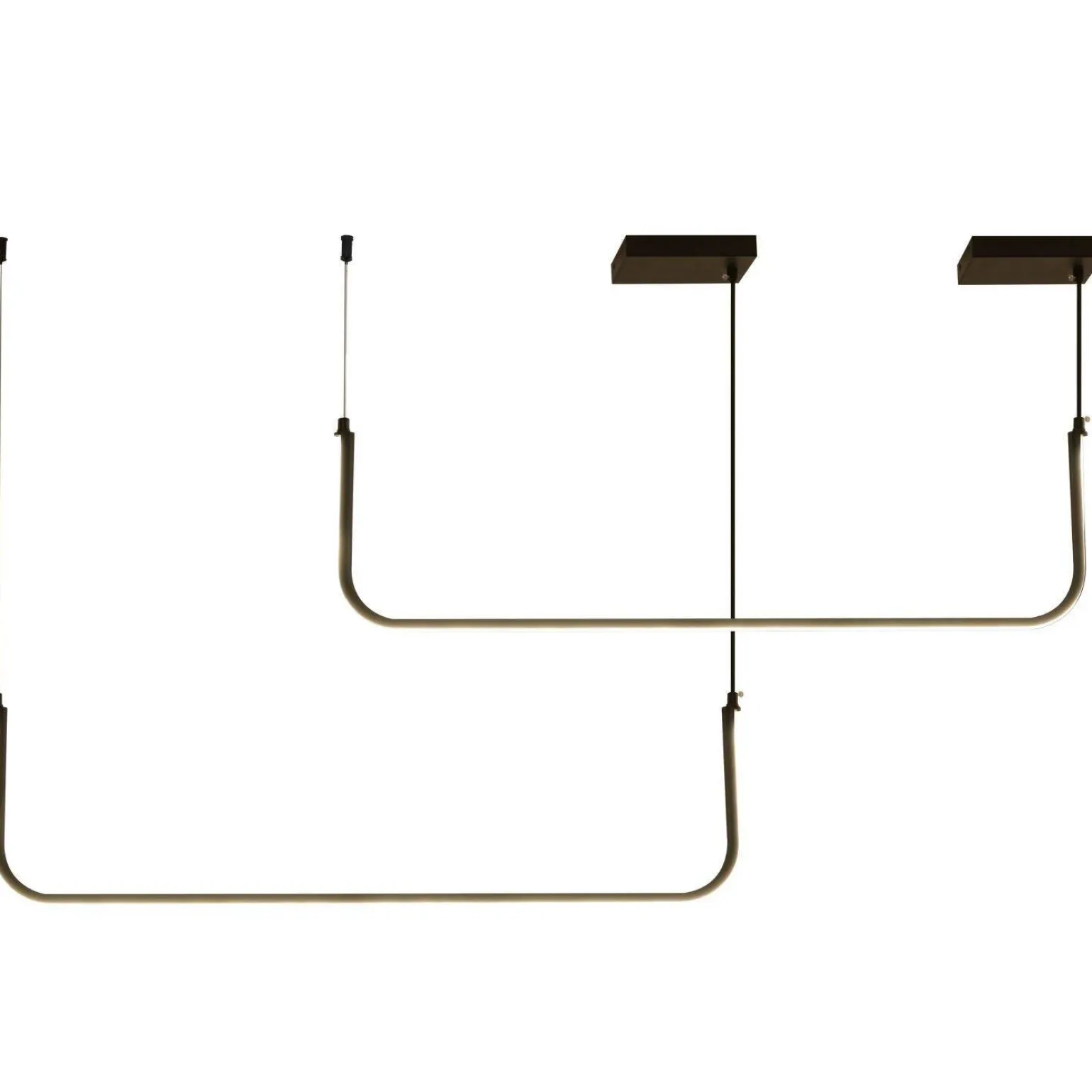 Lampa wisząca MINIMA-2 led czarna 120 cm (MP0095-2-120) - Step into Design