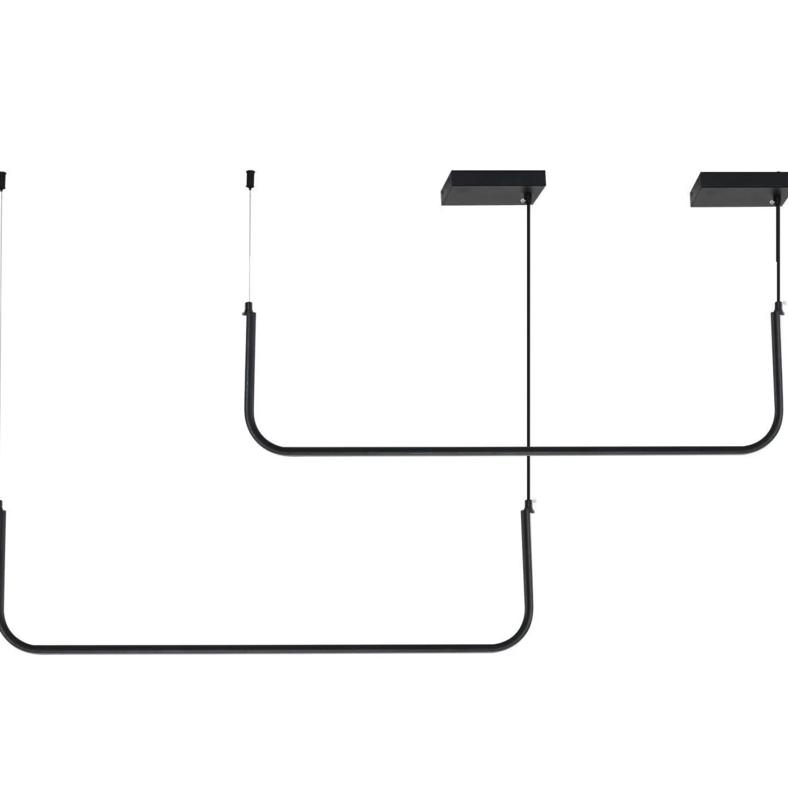 Lampa wisząca MINIMA-2 led czarna 120 cm (MP0095-2-120) - Step into Design