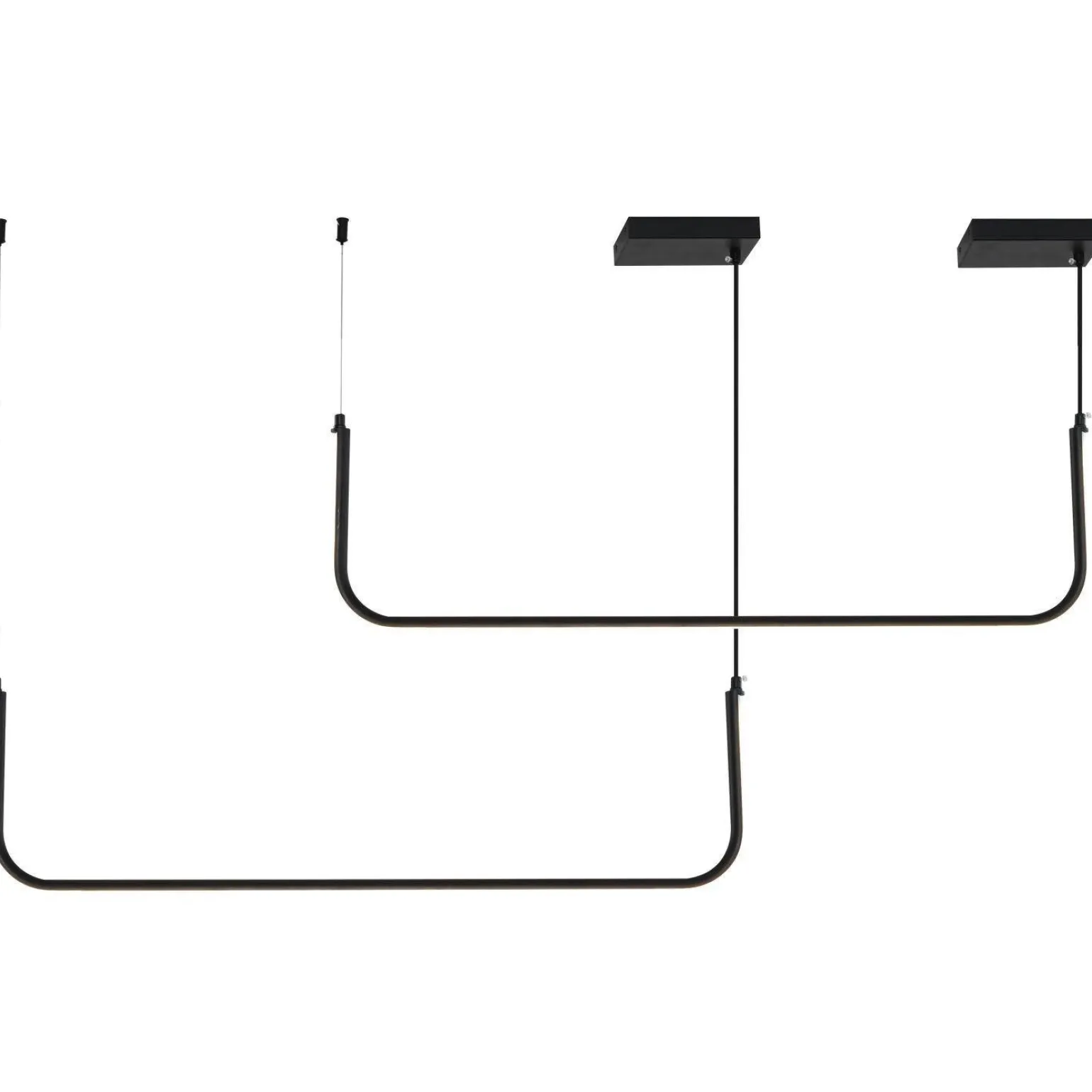 Lampa wisząca MINIMA-2 led czarna 120 cm (MP0095-2-120) - Step into Design