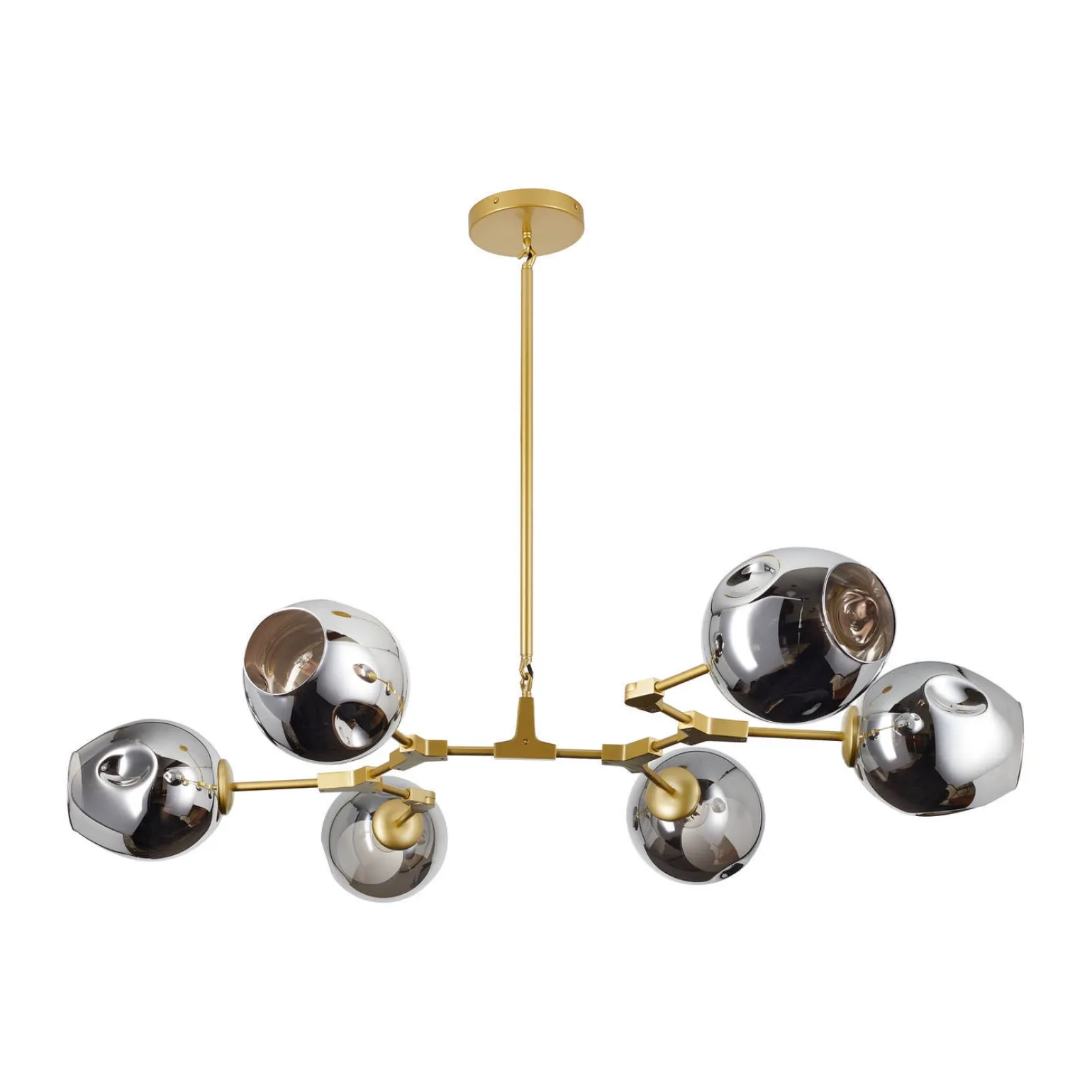 Lampa wisząca MODERN ORCHID-9 (ST-1232-9 gold smoky) - Step into Design