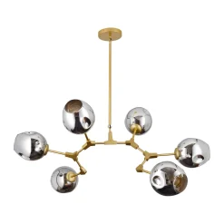 Lampa wisząca MODERN ORCHID-9 (ST-1232-9 gold smoky) - Step into Design