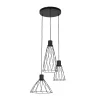 Lampa wisząca MODESTO BLACK 3 KOŁO (10187) - TK Lighting