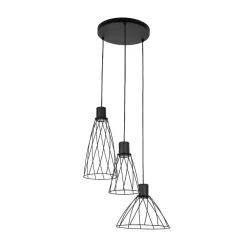 Lampa wisząca MODESTO BLACK 3 KOŁO (10187) - TK Lighting