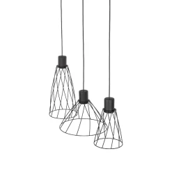 Lampa wisząca MODESTO BLACK 3 listwa (10149) - TK Lighting