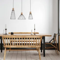Lampa wisząca MODESTO WOOD SOSNA 3 listwa (10158) - TK Lighting